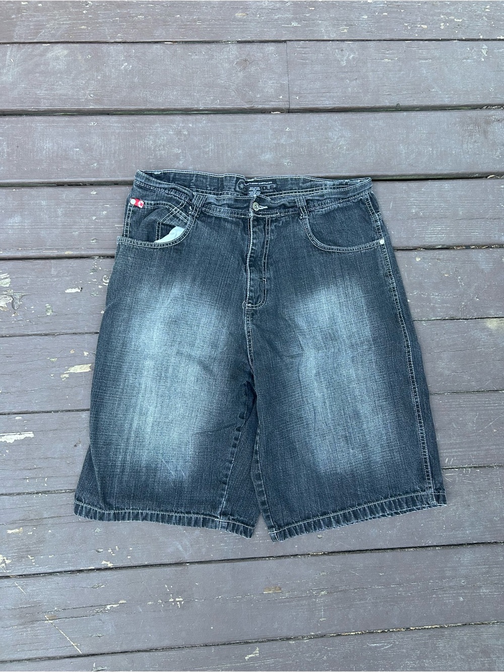 Vintage Southpole Dark Wash Men's Denim Shorts - Classic Casual